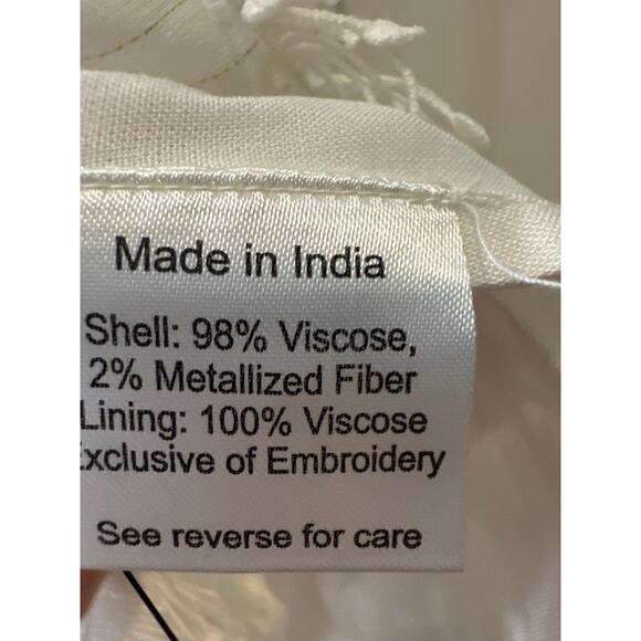 Rococo Sand Paola White Cut Out Maxi Dress NWT Size Large Boho Resort - Picture 14 of 15